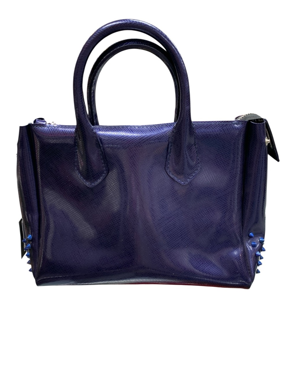 Gianni Chiarini design .Gum Structured Deep Purple Leather